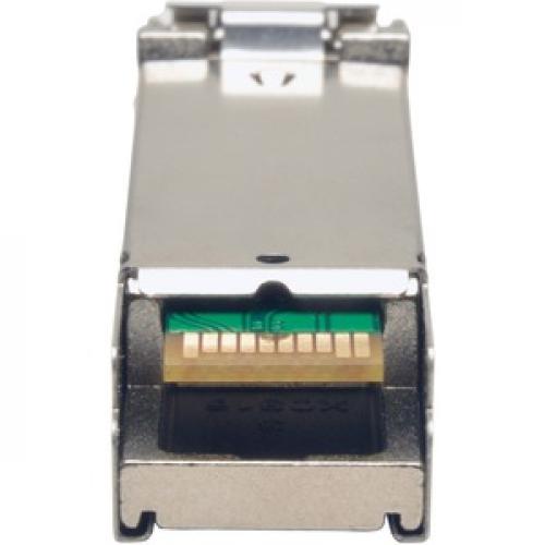 Eaton Tripp Lite Series Cisco Compatible GLC SX MMD 1000Base SX SFP Transceiver, DDM, Multimode LC, 850nm, 550M Rear/500