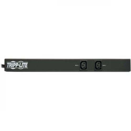Tripp Lite By Eaton 5.8kW Single Phase 200 240V Basic PDU, 10 C13 Outlets, NEMA L6 30P Input, 12 Ft. (3.66 M) Cord, 1U Rack Mount Rear/500