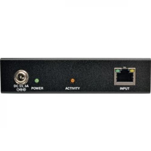 Tripp Lite By Eaton HDBaseT HDMI Over Cat5e/6/6a Extender Receiver, Serial And IR, 4K X 2K 30 Hz UHD / 1080p 60 Hz, Up To 328 Ft. (100 M), TAA Rear/500