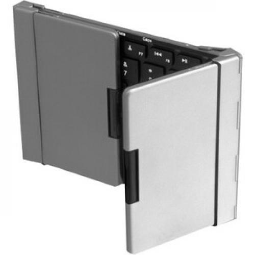 Aluratek Portable Ultra Slim Tri Fold Bluetooth Keyboard Rear/500