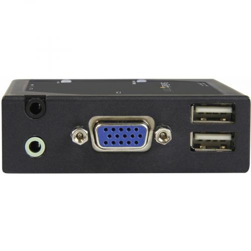 StarTech.com VGA Over IP Extender With 2 Port USB Hub   Video Over LAN Extender   1920 X 1200 Rear/500