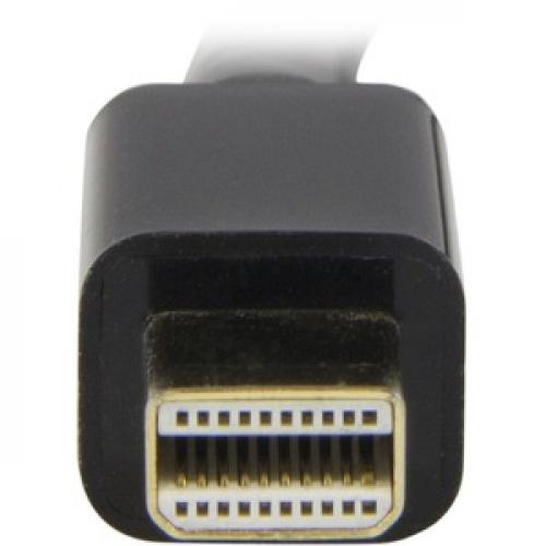 StarTech.com 10ft (3m) Mini DisplayPort To HDMI Cable, 4K 30Hz Video, Mini DP To HDMI Adapter/Converter Cable, MDP To HDMI Monitor/Display Rear/500
