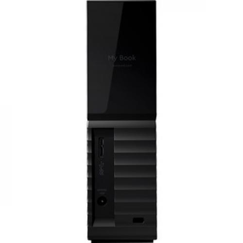 WD My Book 6TB USB 3.0 Desktop Hard Drive With Password Protection And Auto Backup Software Rear/500