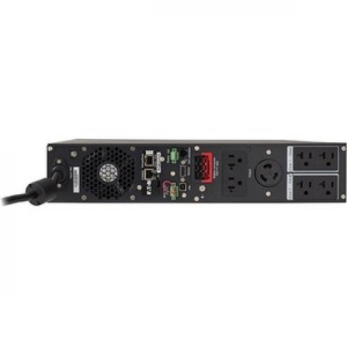 Eaton 9PX 700VA 630W 120V Online Double Conversion UPS   5 15P, 8x 5 15R Outlets, Cybersecure Network Card Option, Extended Run, 2U Rack/Tower   Battery Backup Rear/500