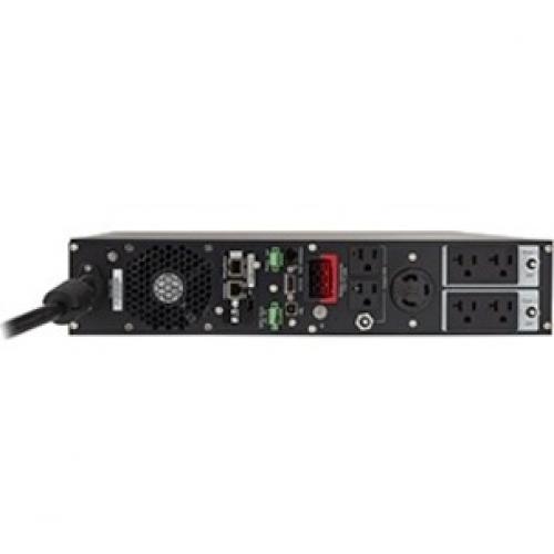 Eaton 9PX 1500VA 1350W 120V Online Double Conversion UPS   5 15P, 8x 5 15R Outlets, Cybersecure Network Card Option, Extended Run, 2U Rack/Tower Rear/500