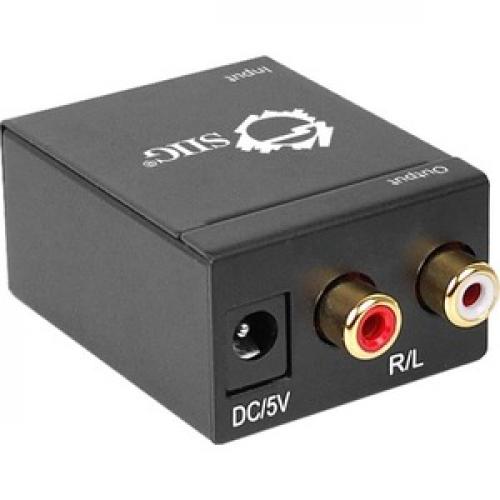 SIIG Digital To Analog Audio Converter Rear/500
