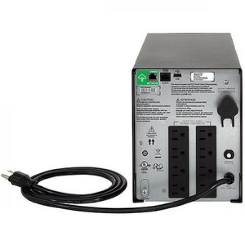 APC By Schneider Electric Smart UPS SMC1500C 1500VA Desktop UPS Rear/500