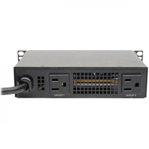 Tripp Lite By Eaton 1.4kW 120V Single Phase Switched Mini PDU   LX Platform Interface, NEMA 5 15P 6 Ft. (1.83 M) Cord, 0U, TAA Rear/500