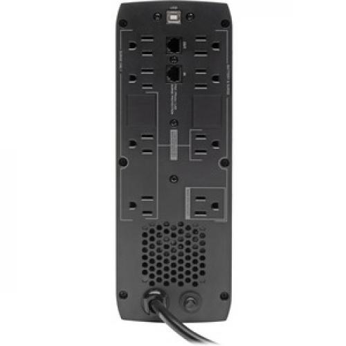 Tripp Lite By Eaton Line Interactive UPS With USB And 10 Outlets   120V, 1440VA, 900W, 50/60 Hz, AVR, ECO Series, ENERGY STAR Rear/500