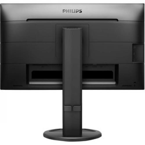 Philips 241B8QJEB 24" Class Full HD LCD Monitor   16:9   Black Rear/500