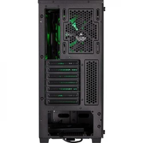 Corsair Carbide Series SPEC DELTA RGB Tempered Glass Mid Tower ATX Gaming Case   Black Rear/500