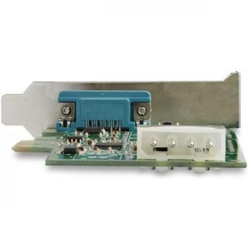 StarTech.com 1 Port PCI Express RS232 Serial Adapter Card   PCIe Serial DB9 Controller Card 16950 UART   Low Profile   Windows/Linux Rear/500