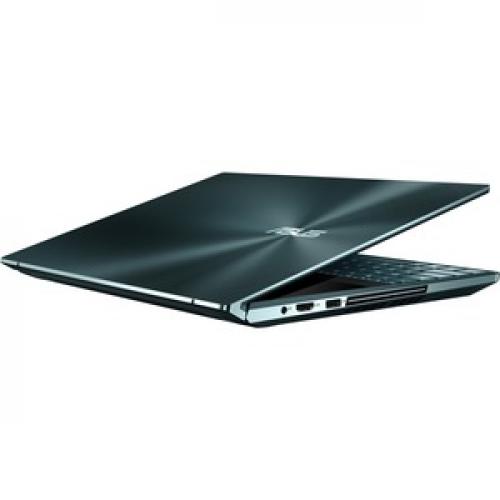 Asus ZenBook Pro Duo UX581 UX581GV XB94T 15.6" Touchscreen Notebook   3840 X 2160   Intel Core I9 9th Gen I9 9980HK Octa Core (8 Core) 2.40 GHz   32 GB Total RAM   1 TB SSD   Celestial Blue Rear/500
