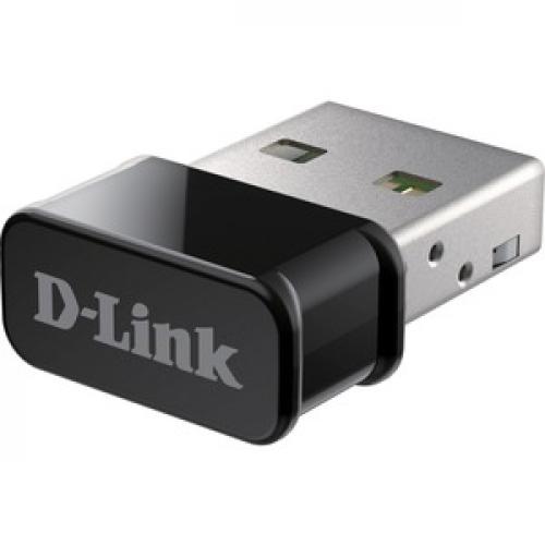 D Link DWA 181 IEEE 802.11ac Wi Fi Adapter For Desktop Computer/Notebook/Gaming Console/Media Player Rear/500