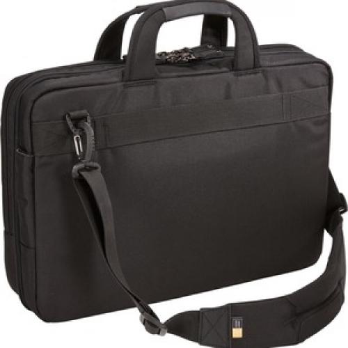 Case Logic NOTIBT 116 Carrying Case (Briefcase) For 15.6" Notebook   Black Rear/500