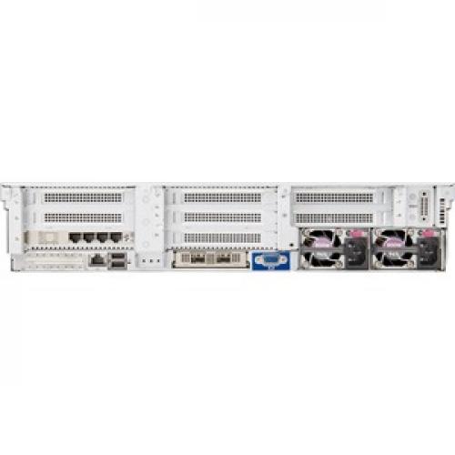 HPE ProLiant DL385 G10 Plus 2U Rack Server   1 X AMD EPYC 7302 3 GHz   32 GB RAM   12Gb/s SAS Controller Rear/500