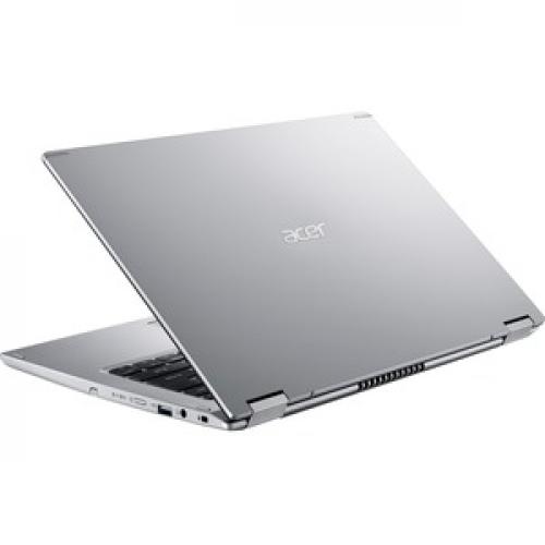 Acer Spin 3 SP314 54N SP314 54N 53BF 14" Touchscreen Convertible 2 In 1 Notebook   Full HD   1920 X 1080   Intel Core I5 10th Gen I5 1035G1 Quad Core (4 Core) 1 GHz   8 GB Total RAM   256 GB SSD   Pure Silver Rear/500