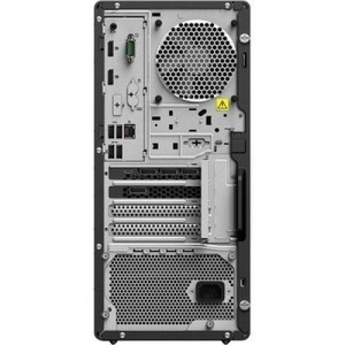 Lenovo ThinkStation P340 30DH000NUS Workstation   1 X Intel I5 10500   16 GB   512 GB SSD   Tower   Raven Black Rear/500