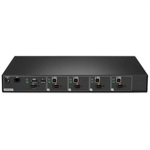 Vertiv Cybex SC800 Secure KVM | Single Head | 4 Port Universal DisplayPort | NIAP Version 4.0 Certified (SC840DPH 400) Rear/500