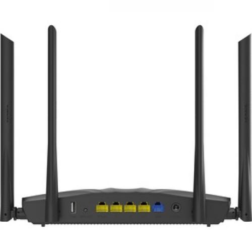 Tenda AC19 Wi Fi 5 IEEE 802.11ac Ethernet Modem/Wireless Router Rear/500