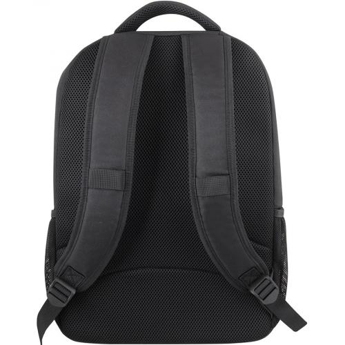 Urban Factory Eco Friendly Backpack Black   For 15.6" Notebook   For 10.5" Tablet   Made With Recycled PET   Padded Shoulder Straps   Innovative, Solid And Trendy Design Rear/500