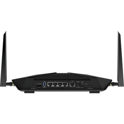 Netgear LAX20 Wi Fi 6 IEEE 802.11ax 1 SIM Cellular, Ethernet Modem/Wireless Router Rear/500