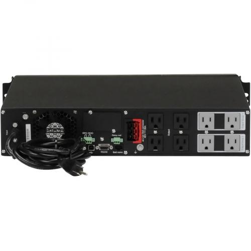 Eaton 9PX 1500VA 1350W 120V Online Double Conversion UPS   5 15P, 8x 5 15R Outlets, Lithium Ion Battery, Cybersecure Network Card, 2U Rack/Tower   Battery Backup Rear/500