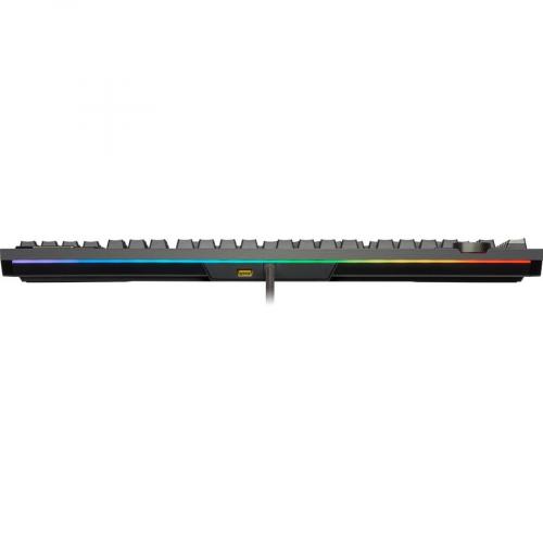 Corsair K100 RGB Mechanical Gaming Keyboard   CHERRY MX Speed   Black Rear/500