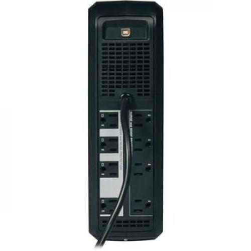 Tripp Lite By Eaton OmniSmart LCD 120V 900VA 475W Line Interactive UPS, Tower, LCD Display, USB Port   Battery Backup Rear/500