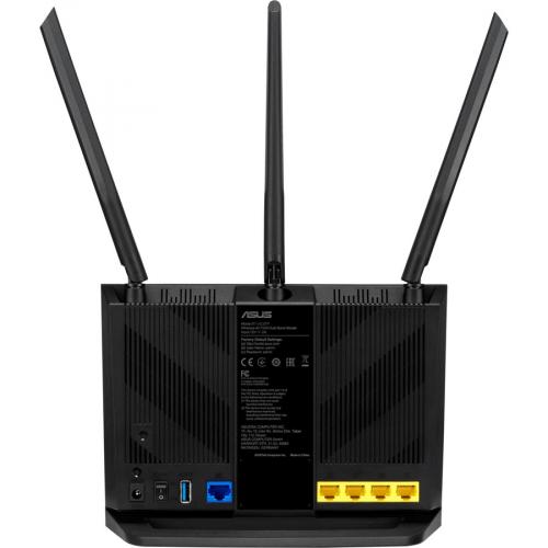 Asus RT AC65 Wi Fi 5 IEEE 802.11a/b/g/n/ac Ethernet Wireless Router Rear/500