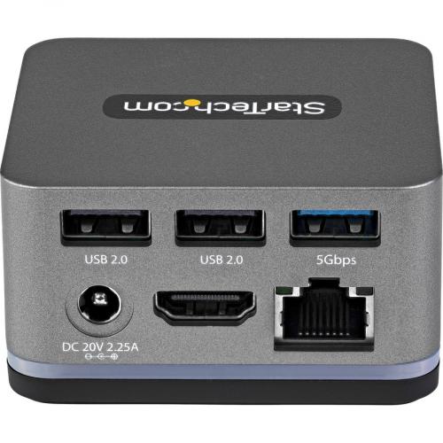 StarTech.com USB C Mini Dock For IPad Pro, Tablets & Smartphones, USB C Docking Station, 4K HDMI, 27W Power Delivery, 3 Port USB Hub, GbE Rear/500