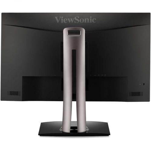 ViewSonic VP2756 4K 27 Inch Premium IPS 4K Ergonomic Monitor With Ultra Thin Bezels, Color Accuracy, Pantone Validated, HDMI, DisplayPort And USB C For Professional Home And Office Rear/500