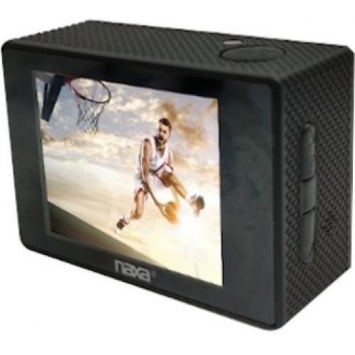 Naxa NDC 410 Digital Camcorder   2" Screen   CMOS   4K   Shiny Black Rear/500