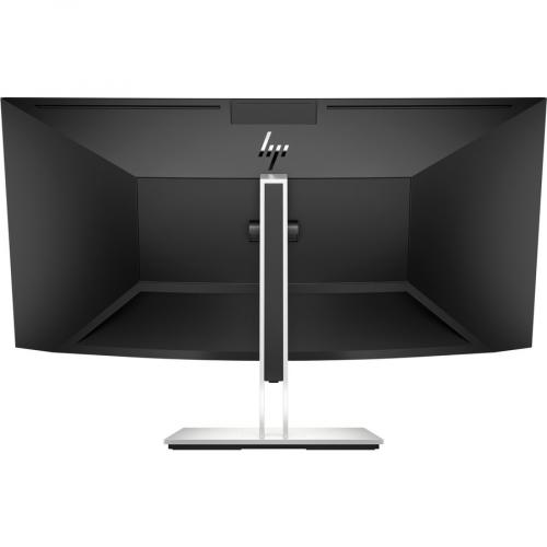 HP E34m G4 34" Class Webcam WQHD Curved Screen LCD Monitor   21:9   Black Rear/500