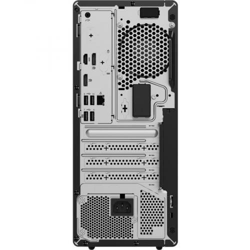 Lenovo ThinkCentre M70t Gen 3 11T6001TUS Desktop Computer   Intel Core I5 12th Gen I5 12400 Hexa Core (6 Core) 2.50 GHz   8 GB RAM DDR4 SDRAM   256 GB M.2 PCI Express NVMe SSD   Tower   Black Rear/500