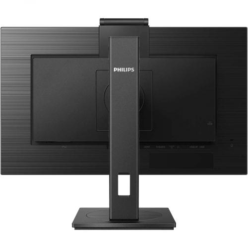 Philips 242B1H 24" Class Webcam Full HD LCD Monitor   16:9   Textured Black Rear/500