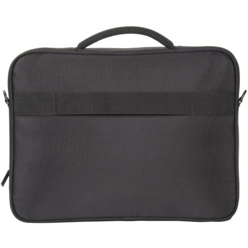 Rocstor Premium 13" & 14" Professional Toploading Universal Briefcase Laptop Case   Weather & Water Resistant   RFID Blocking Pocket   Lightweight   Exterior 1200D Polyester & Interior 210D Polyester Material  Fits 13in   14in & 14.1 Inch Laptop  ... Rear/500