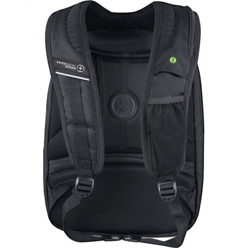 Swissdigital Design TERABYTE J16BT 1 Carrying Case (Backpack) For 15.6" To 16" Apple Travel, Notebook, MacBook Pro   Black Rear/500