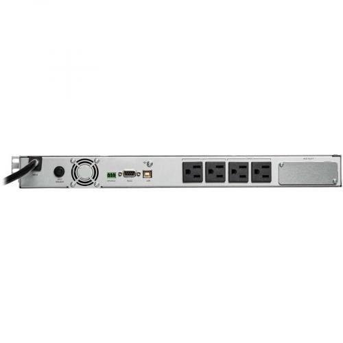 Tripp Lite By Eaton 700VA 420W 120V Line Interactive UPS   4 NEMA 5 15R Outlets, Network Card Option, USB, DB9, 1U Rack/Tower Rear/500