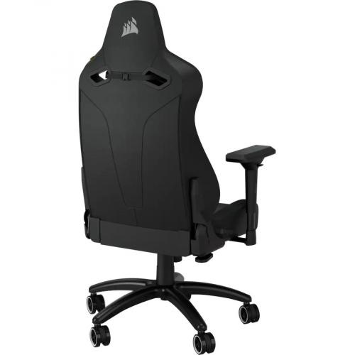 Corsair TC200 Gaming Plush - Chair Leatherette - Black/Black