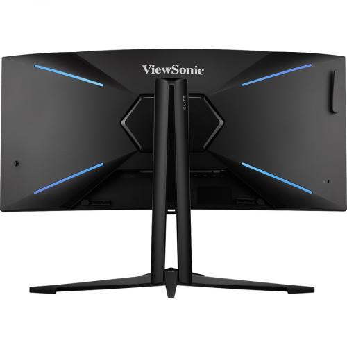 ViewSonic ELITE XG341C 2K 34 Inch 1440p Curved Gaming Monitor With 1ms, 200Hz, Mini LED, HDMI 2.1, DisplayPort, And USB C For Esports Rear/500