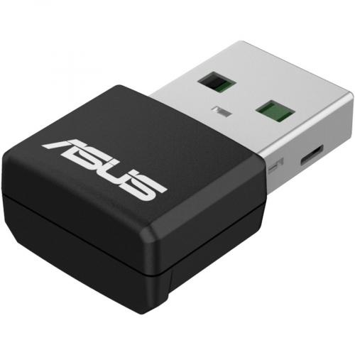 Asus USB AX55 Nano IEEE 802.11ax Dual Band Wi Fi Adapter For Computer/Notebook Rear/500