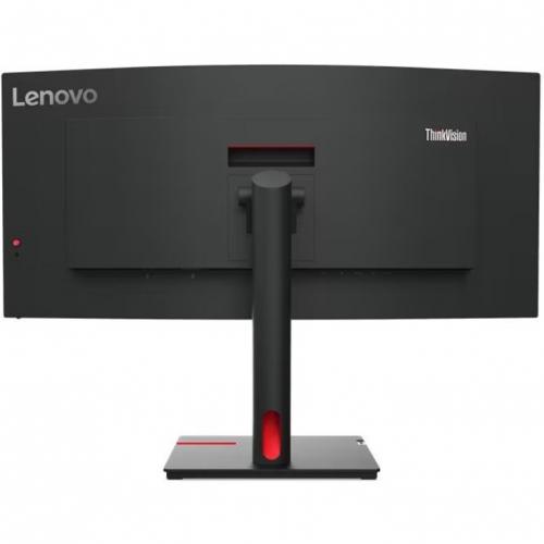 Lenovo ThinkVision T34w 30 34" Class UW QHD Curved Screen LCD Monitor   21:9   Raven Black Rear/500