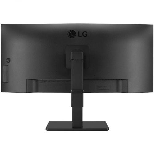LG Ultrawide 34BQ77QB B 34" Class Webcam UW QHD Curved Screen LED Monitor   21:9   Textured Black Rear/500