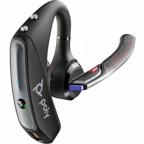 Poly Voyager 5200 M Office Headset + USB C To Micro USB Cable TAA Rear/500