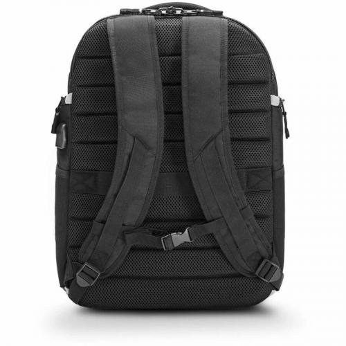 CODi Ferretti Pro Carrying Case (Backpack) For 17.3" Notebook, Tablet, Water Bottle   Black Rear/500