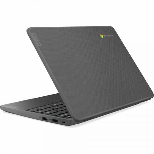 Lenovo 100e Chromebook Gen 4 83G80000US 11.6" Touchscreen Chromebook   HD   Intel N Series N100   4 GB   32 GB Flash Memory   Graphite Gray Rear/500
