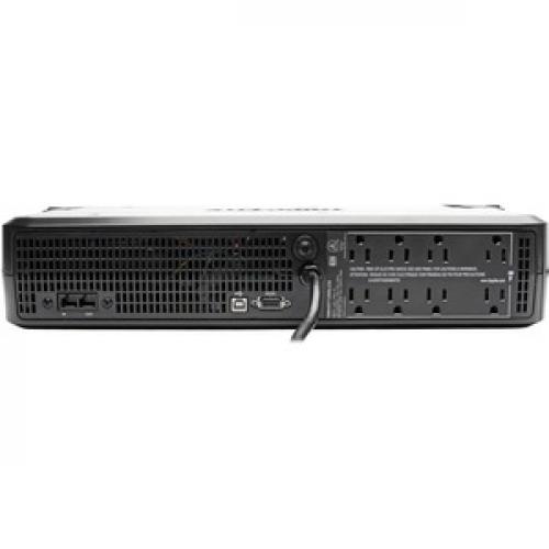 Tripp Lite By Eaton UPS Smart LCD 1500VA 900W 120V Line Interactive UPS   8 Outlets USB DB9 2U Rack/Tower Rear/500