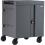 Bretford CUBE Cart   1 Shelf   4 Casters   Steel   30" Width X 26.5" Depth X 37.5" Height   Charcoal   For 16 Devices PANEL 1.4INW SLOTS Right/500