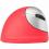 R Go HE Sport Ergonomic Mouse, Vertical Mouse, Prevents RSI, Medium (hand Length 165 185mm), Right Handed, Wireless Bluetooth Connection, Red Right/500